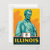 State Pride | Illinois Briefkaart (Voorkant / Achterkant)