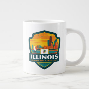 State Pride Illinois Extra Grote Beker