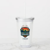 State Pride | Indiana Acryl Drinkbeker (Voorkant)