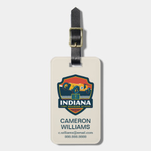 State Pride   Indiana Bagagelabel