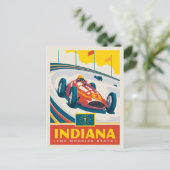 State Pride | Indiana Briefkaart (Staand voorkant)