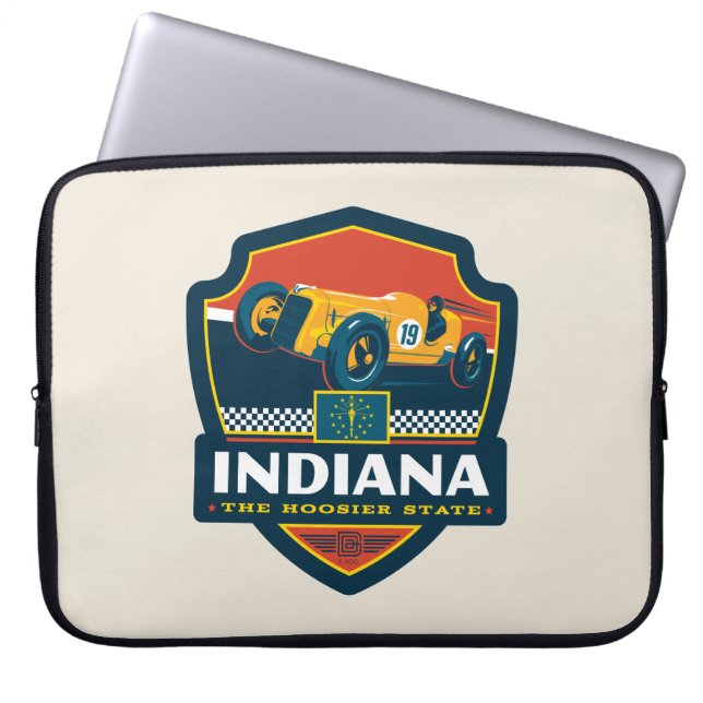 State Pride | Indiana Laptop Sleeve (Voorkant)