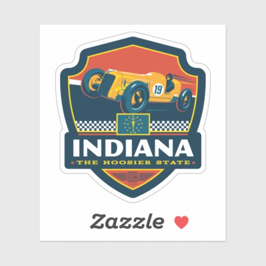 State Pride | Indiana Sticker (Vel)