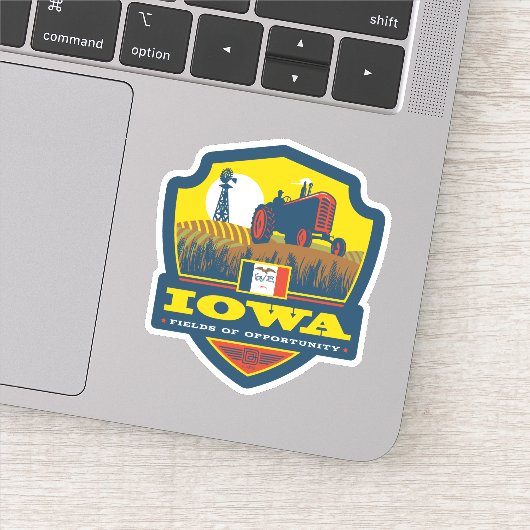State Pride | Iowa Sticker (Detail)