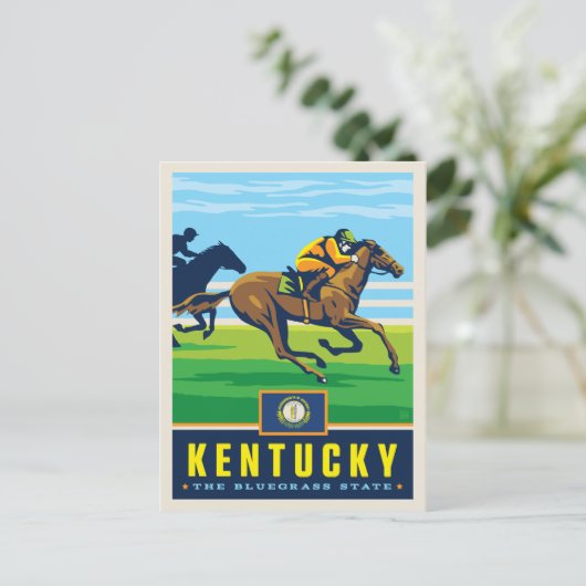 State Pride | Kentucky Briefkaart (Staand voorkant)