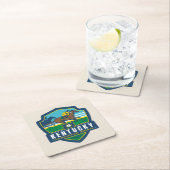 State Pride | Kentucky Vierkante Kartonnen Onderzetter (Insitu)