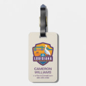 State Pride | Louisiana Bagagelabel (Achterkant verticaal)