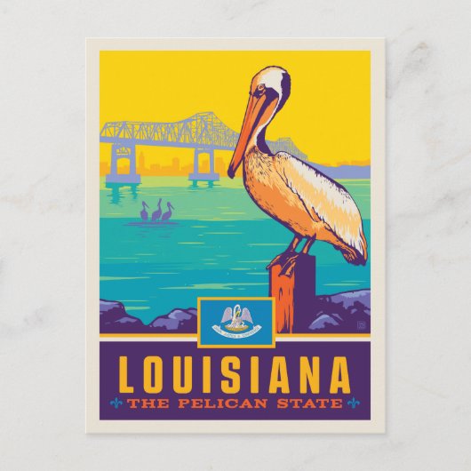 State Pride | Louisiana Briefkaart (Voorkant)