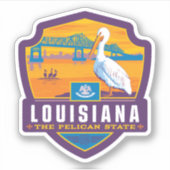 State Pride | Louisiana Sticker (Voorkant)
