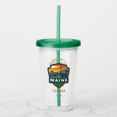 State Pride | Maine Acryl Drinkbeker (Voorkant)