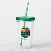 State Pride | Maine Acryl Drinkbeker (Achterkant)