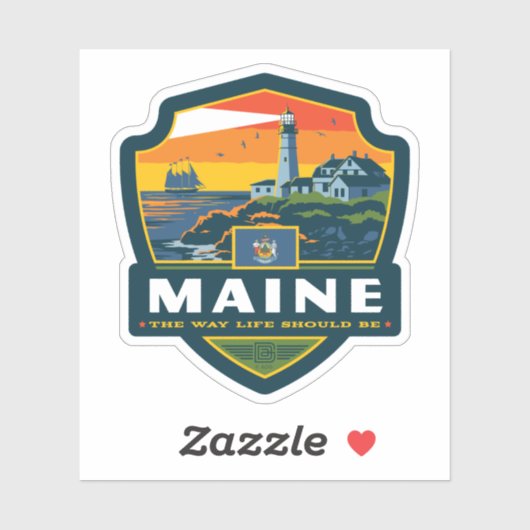 State Pride | Maine Sticker (Vel)