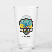 State Pride | Maryland Glas (Achterkant)