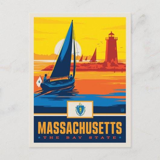 State Pride | Massachusetten Briefkaart (Voorkant)