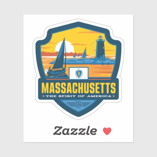 State Pride | Massachusetten Sticker (Vel)