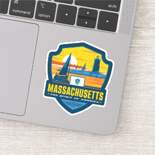 State Pride   Massachusetten Sticker