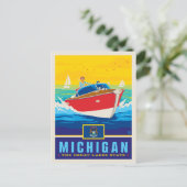 State Pride | Michigan Briefkaart (Staand voorkant)