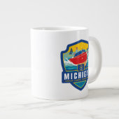 State Pride | Michigan Extra Grote Beker (Voorkant rechts)