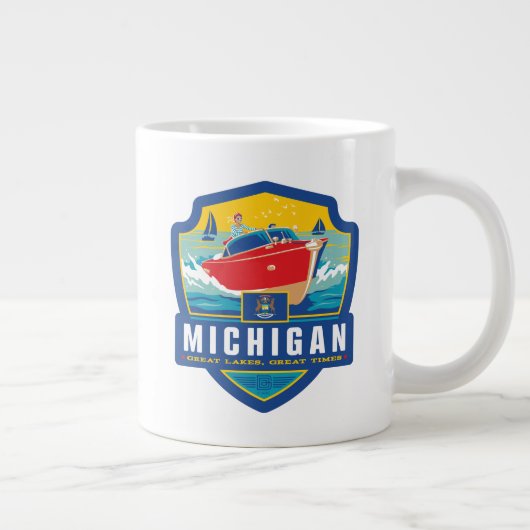 State Pride | Michigan Extra Grote Beker (Rechts)