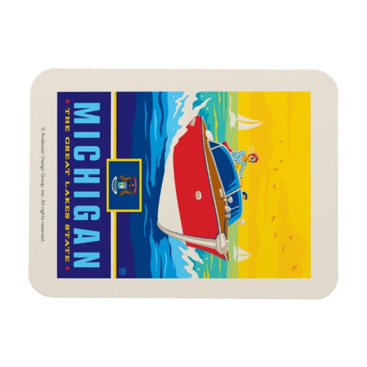 State Pride | Michigan Magneet (Horizontaal)