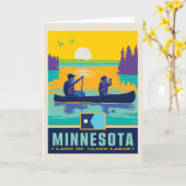 State Pride | Minnesota Kaart (Gele Bloem)