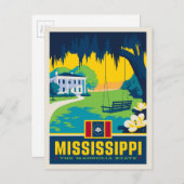 State Pride | Mississippi Briefkaart (Voorkant / Achterkant)