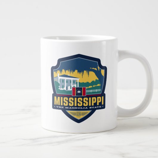 State Pride | Mississippi Extra Grote Beker (Rechts)