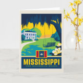 State Pride | Mississippi Kaart (Gele Bloem)