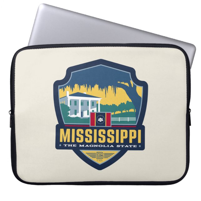 State Pride | Mississippi Laptop Sleeve (Voorkant)