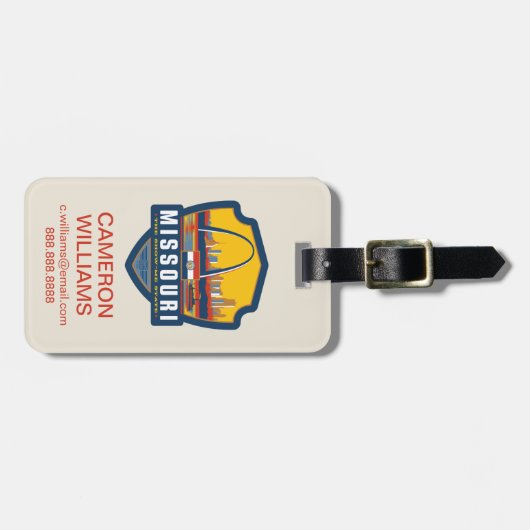 State Pride | Missouri Bagagelabel (Voorkant horizontaal)