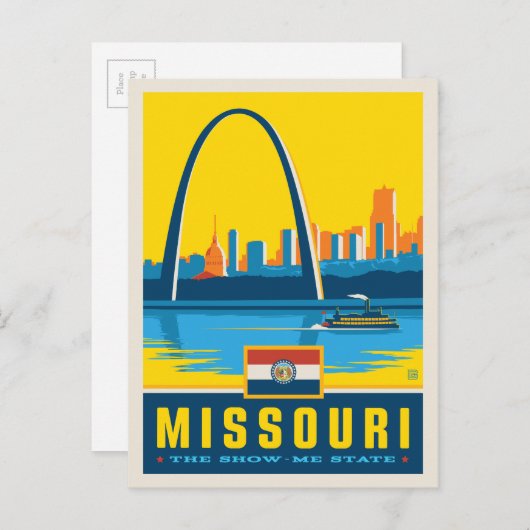 State Pride | Missouri Briefkaart (Voorkant / Achterkant)