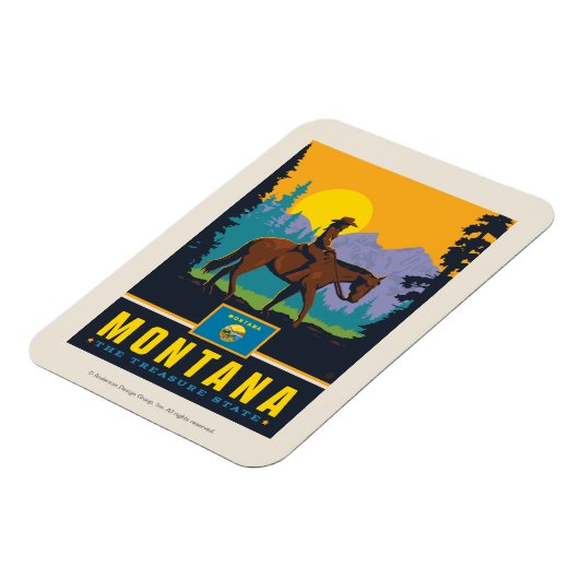 State Pride | Montana Magneet (Linkerzijde)