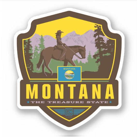 State Pride | Montana Sticker (Voorkant)