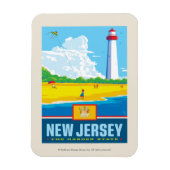 State Pride | New Jersey Magneet (Verticaal)