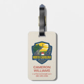 State Pride | North Carolina Bagagelabel (Achterkant verticaal)