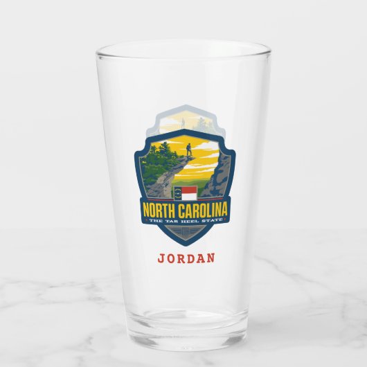 State Pride | North Carolina Glas (Achterkant)