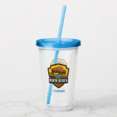 State Pride | North Dakota Acryl Drinkbeker (Achterkant)