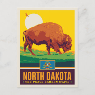 State Pride   North Dakota Briefkaart