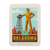 State Pride | Oklahoma Magneet (Verticaal)