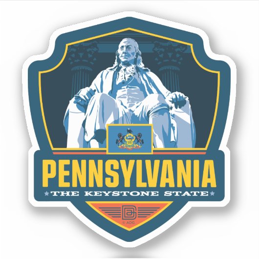 State Pride | Pennsylvania Sticker (Voorkant)
