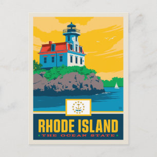 State Pride   Rhode Island Briefkaart