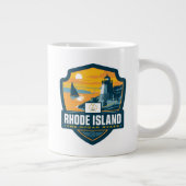 State Pride | Rhode Island Extra Grote Beker (Rechts)