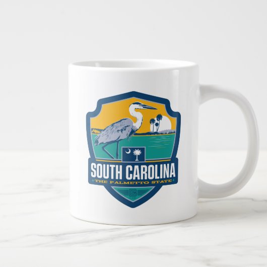 State Pride | South Carolina Extra Grote Beker (Rechts)