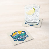 State Pride | South Carolina Vierkante Kartonnen Onderzetter (Insitu)