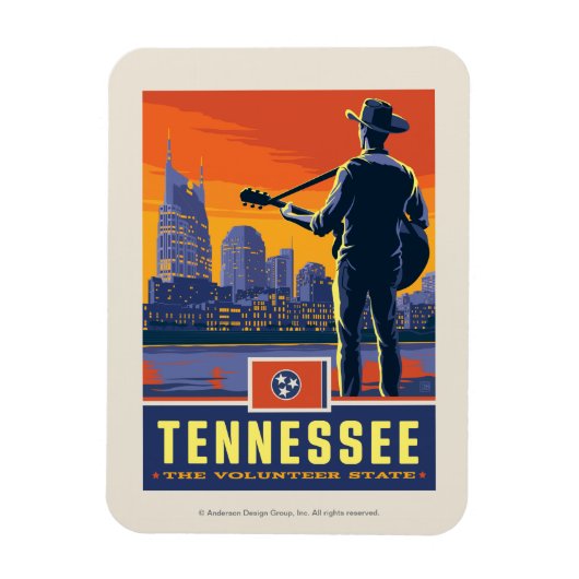 State Pride | Tennessee Magneet (Verticaal)