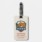 State Pride | Texas Bagagelabel (Achterkant verticaal)