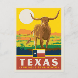State Pride   Texas Briefkaart