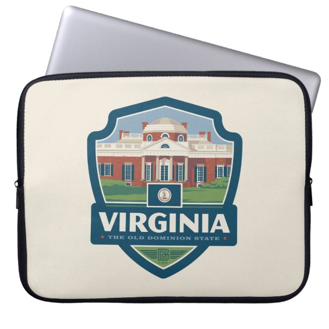 State Pride | Virginia Laptop Sleeve (Voorkant)