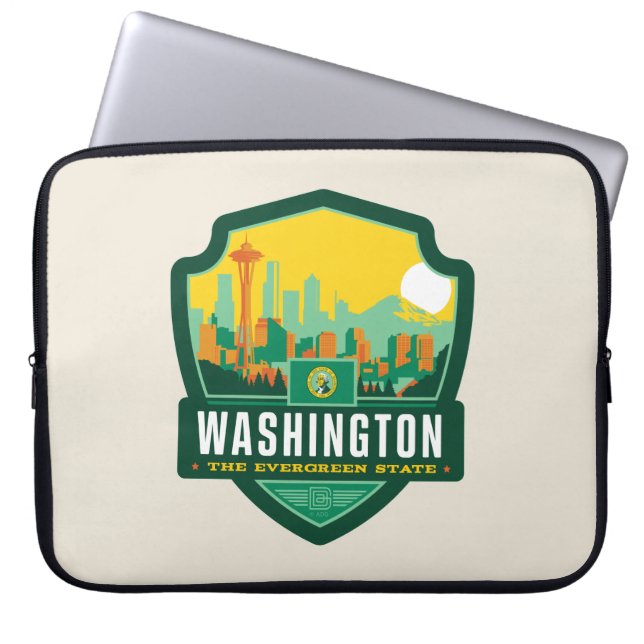 State Pride | Washington Laptop Sleeve (Voorkant)