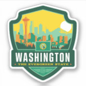 State Pride | Washington Sticker (Voorkant)